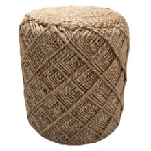 Cape Jute Pouffe